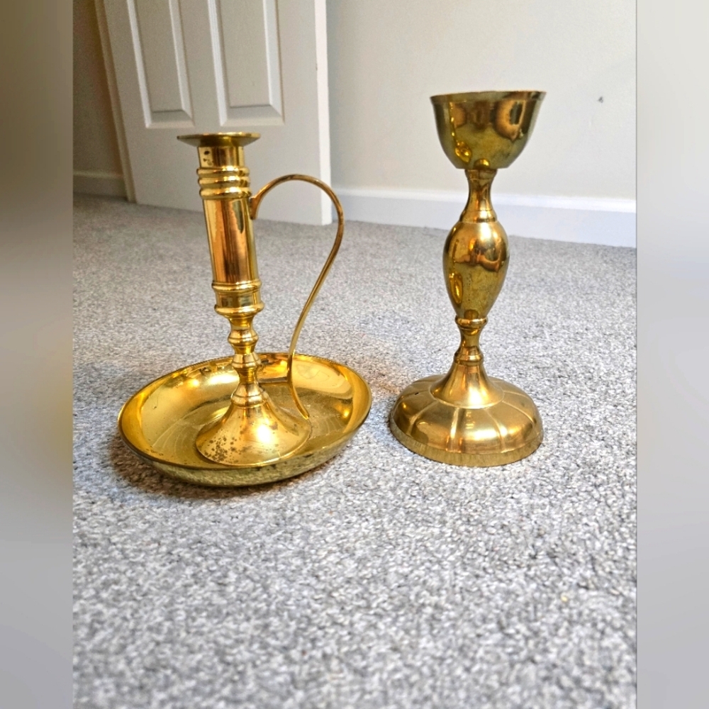 Brass Decor Set of 2 Pieces Vintage